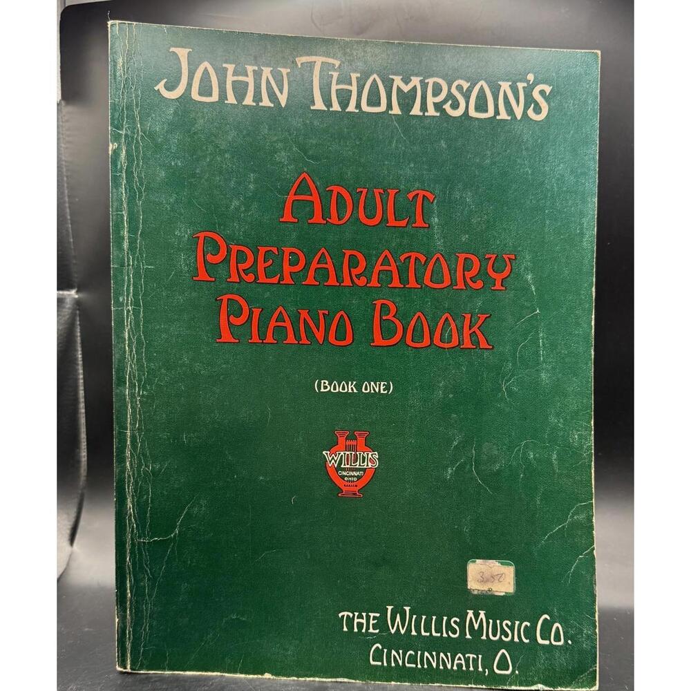 Vintage Adult Preparatory Piano Book, Book One by John Thompson, 1962